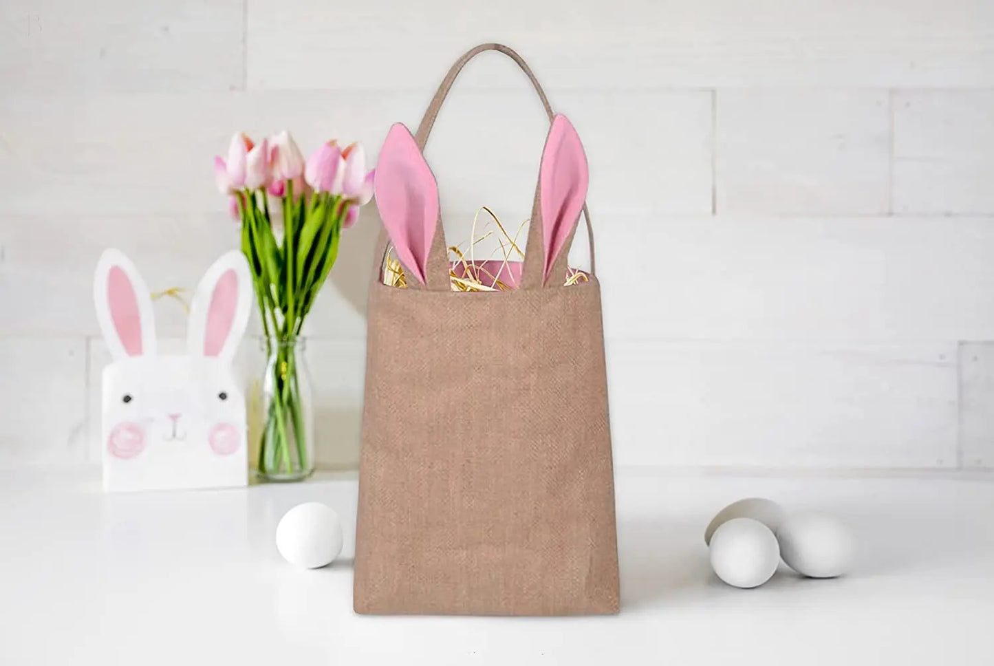 Easter Basket DIY Candy Gift Bag Easter Bunny Ear Bag BloomIris