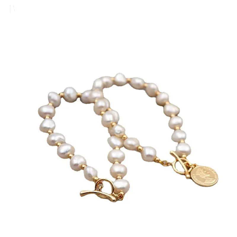 Freshwater Pearl Bracelet Female 14k Real Gold BloomIris