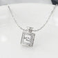 Valentines Day Gift Perfume Bottle Pendant Titanium Steel Necklace Korean Trend Zircon Luxury Female Necklace Charm Jewelry Gift Fashion Jewelry Woman BloomIris