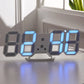 3D Led Wall Clock Modern Hypersku