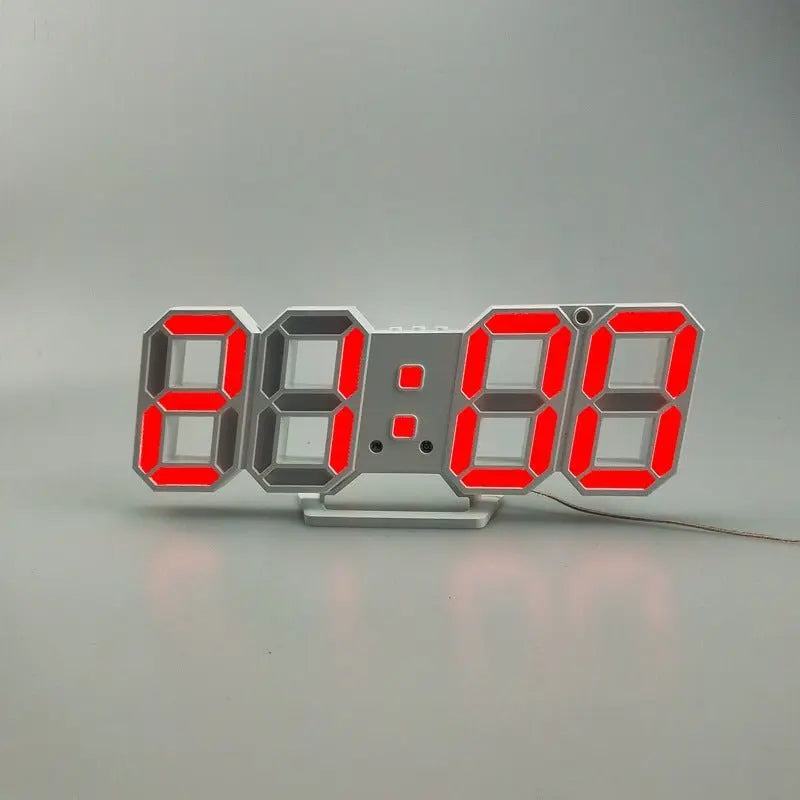 3D Led Wall Clock Modern Hypersku