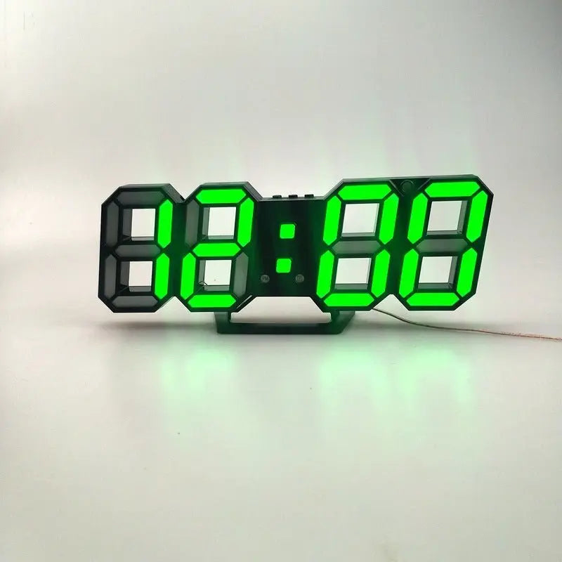 3D Led Wall Clock Modern Hypersku