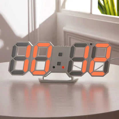 3D Led Wall Clock Modern Hypersku