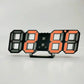 3D Led Wall Clock Modern Hypersku
