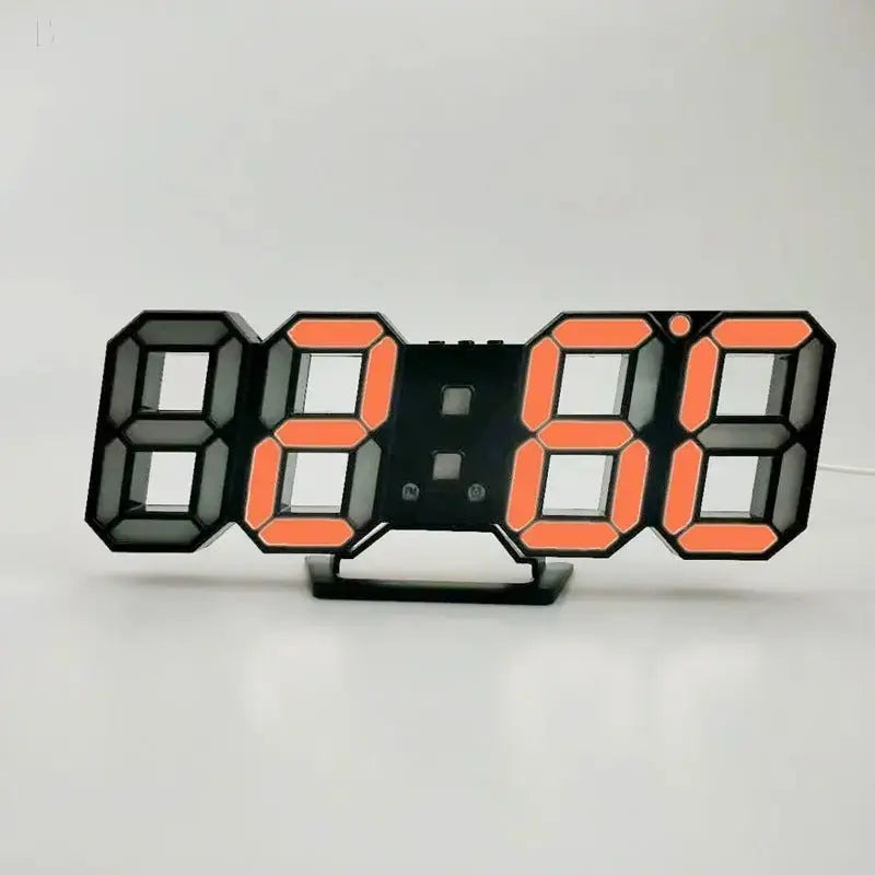 3D Led Wall Clock Modern Hypersku