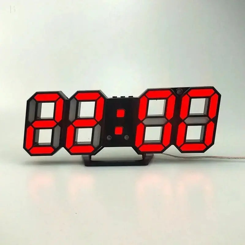3D Led Wall Clock Modern Hypersku