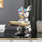 Bulldog Animal Figurines Cool Dog Statue Sculpture Living Room Bedroom Decor Home Interior Decoration Accessories BloomIris