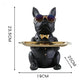 Bulldog Animal Figurines Cool Dog Statue Sculpture Living Room Bedroom Decor Home Interior Decoration Accessories BloomIris