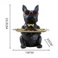 Bulldog Animal Figurines Cool Dog Statue Sculpture Living Room Bedroom Decor Home Interior Decoration Accessories BloomIris