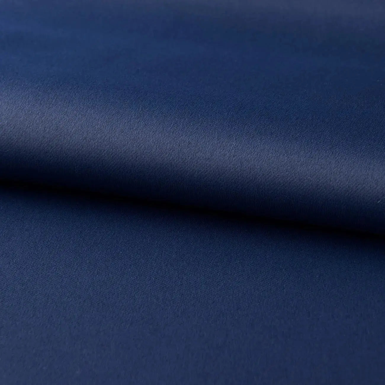 Dark Blue Bedroom Blackout Fabric Printed Curtains BloomIris