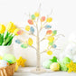 Easter Decoration 60cm Birch Tree Home Easter Egg LED Light BloomIris