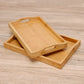 Elegant Japanese bamboo serving tray BloomIris