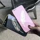 Feather mobile phone case mirror diamond case BloomIris