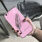 Feather mobile phone case mirror diamond case BloomIris