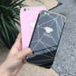 Feather mobile phone case mirror diamond case BloomIris