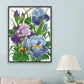 Iris flower pattern small embroidery painting BloomIris