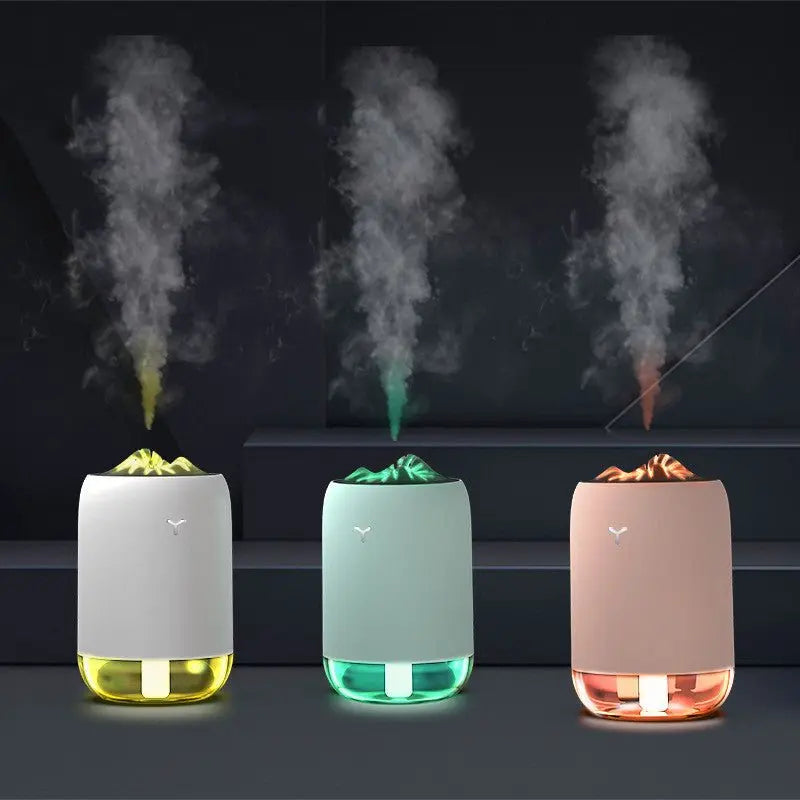 Magic Flame Humidifier Home Car Atomizer Mini Aroma Diffuser Desktop Home Office Supplies BloomIris