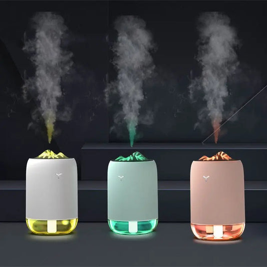 Magic Flame Humidifier Home Car Atomizer Mini Aroma Diffuser Desktop Home Office Supplies BloomIris