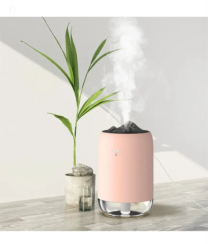 Magic Flame Humidifier Home Car Atomizer Mini Aroma Diffuser Desktop Home Office Supplies BloomIris
