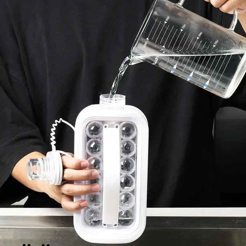 Portable 2-in-1 Ice Tray Ice Mold Maker and Cube Tray Hypersku