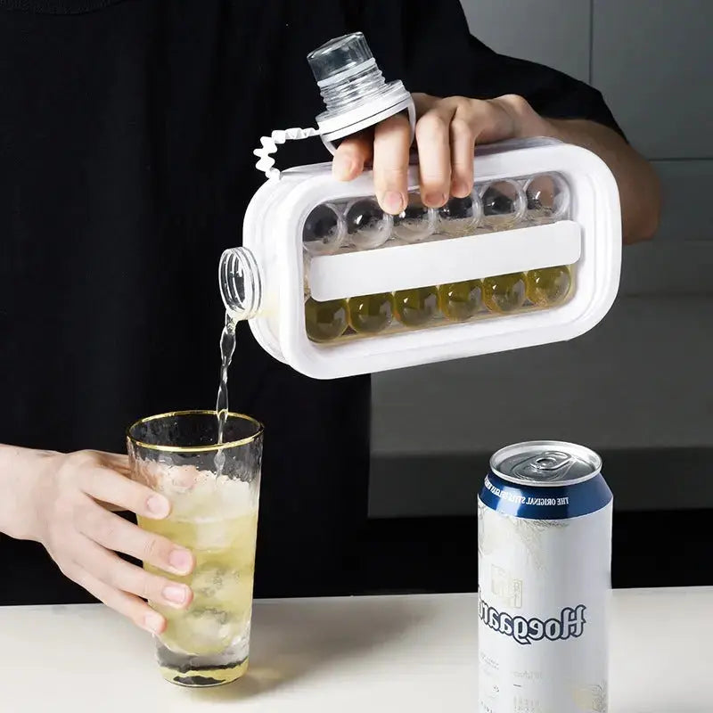 Portable 2-in-1 Ice Tray Ice Mold Maker and Cube Tray Hypersku