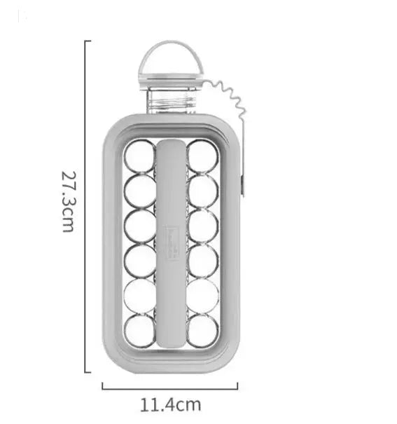Portable 2-in-1 Ice Tray Ice Mold Maker and Cube Tray Hypersku