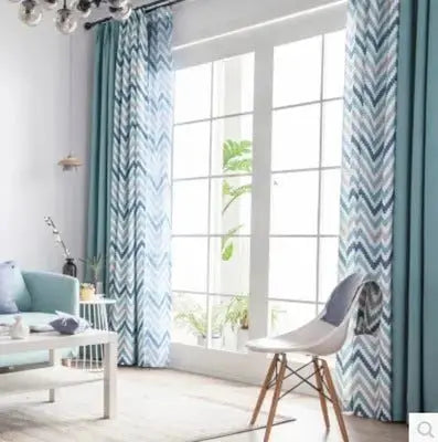 Printed curtain cloth BloomIris