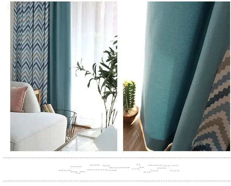 Printed curtain cloth BloomIris