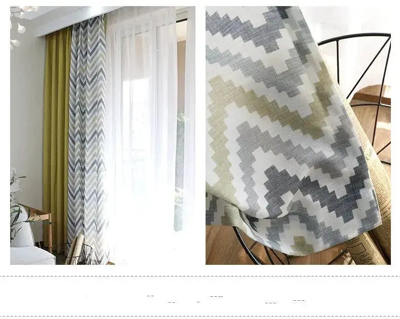 Printed curtain cloth BloomIris