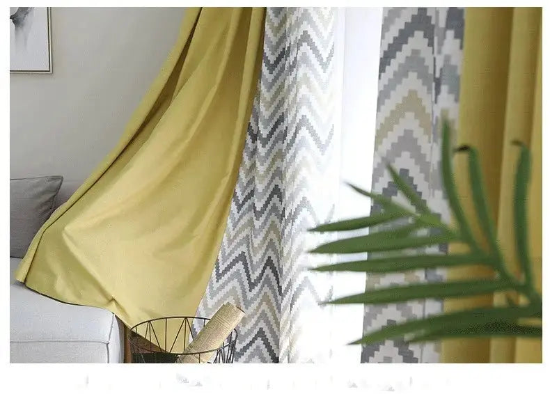 Printed curtain cloth BloomIris