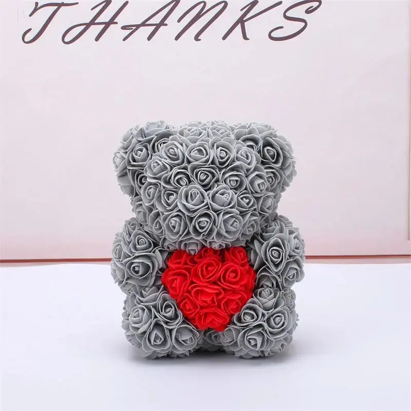 Rose Bear - Gifts - Mother's Day Gift - Flowers Teddy Bear BloomIris