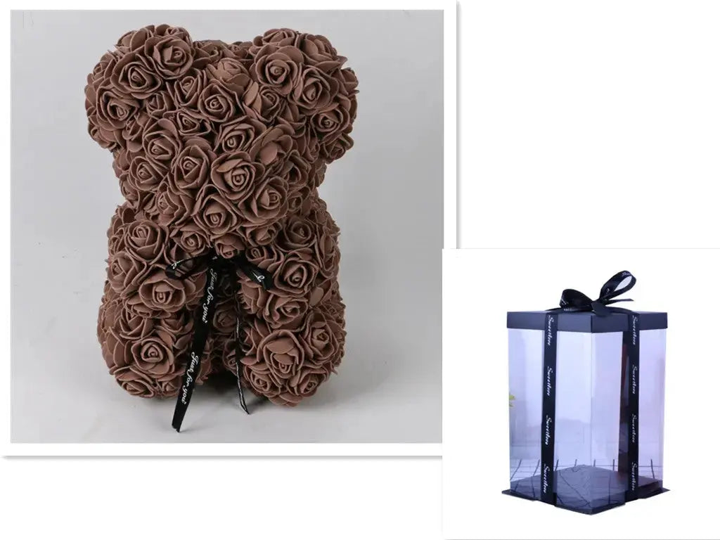Rose Bear - Gifts - Mother's Day Gift - Flowers Teddy Bear BloomIris