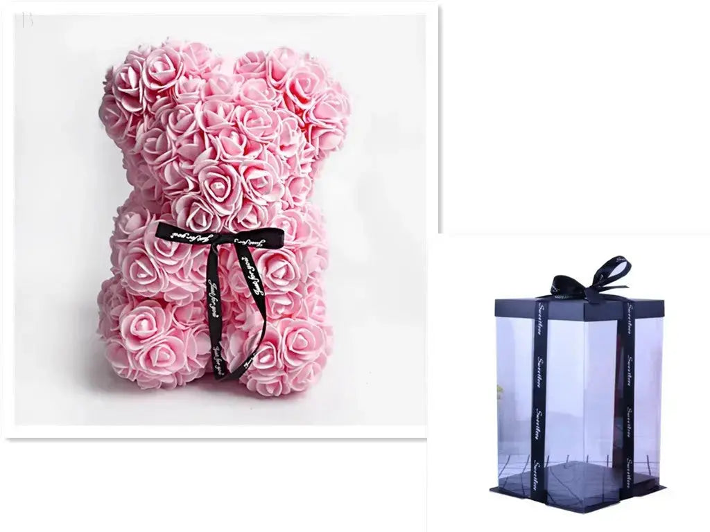 Rose Bear - Gifts - Mother's Day Gift - Flowers Teddy Bear BloomIris