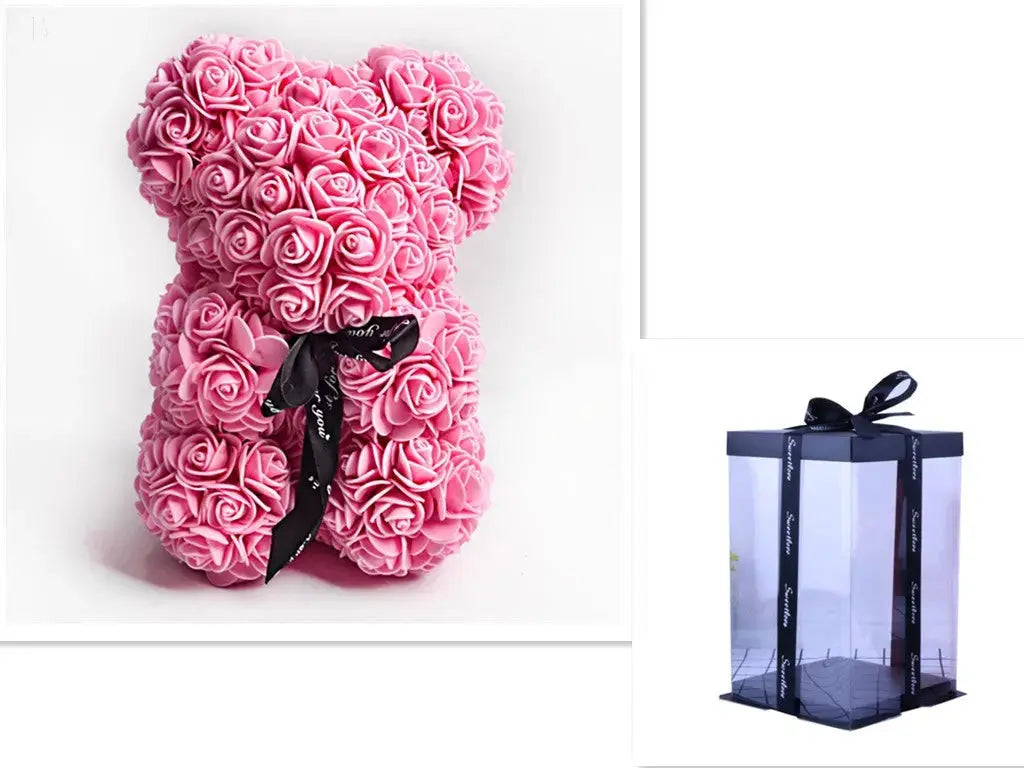 Rose Bear - Gifts - Mother's Day Gift - Flowers Teddy Bear BloomIris