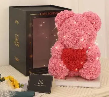 Rose Bear - Gifts - Mother's Day Gift - Flowers Teddy Bear BloomIris