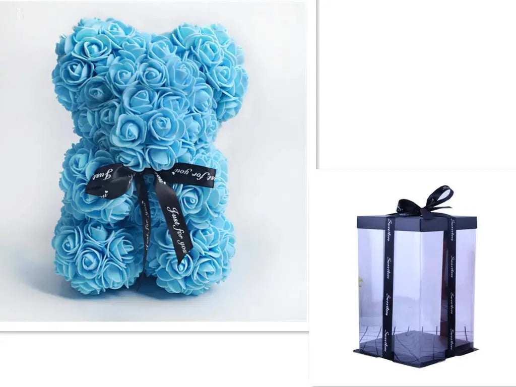 Rose Bear - Gifts - Mother's Day Gift - Flowers Teddy Bear BloomIris