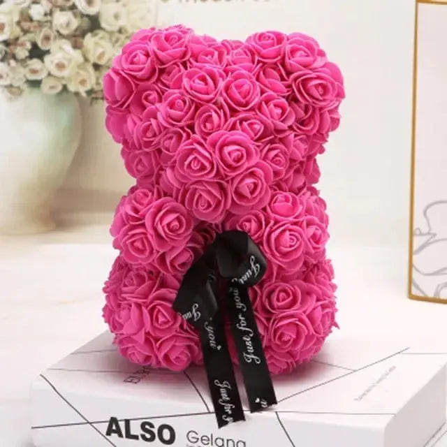 Rose Bear - Gifts - Mother's Day Gift - Flowers Teddy Bear BloomIris