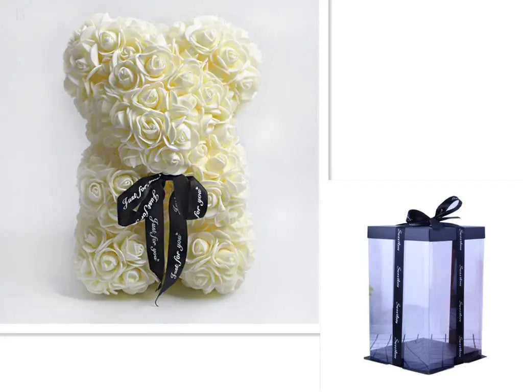 Rose Bear - Gifts - Mother's Day Gift - Flowers Teddy Bear BloomIris