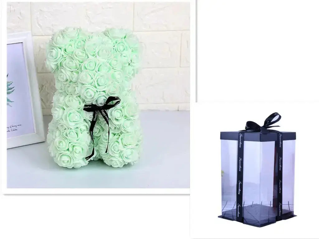Rose Bear - Gifts - Mother's Day Gift - Flowers Teddy Bear BloomIris
