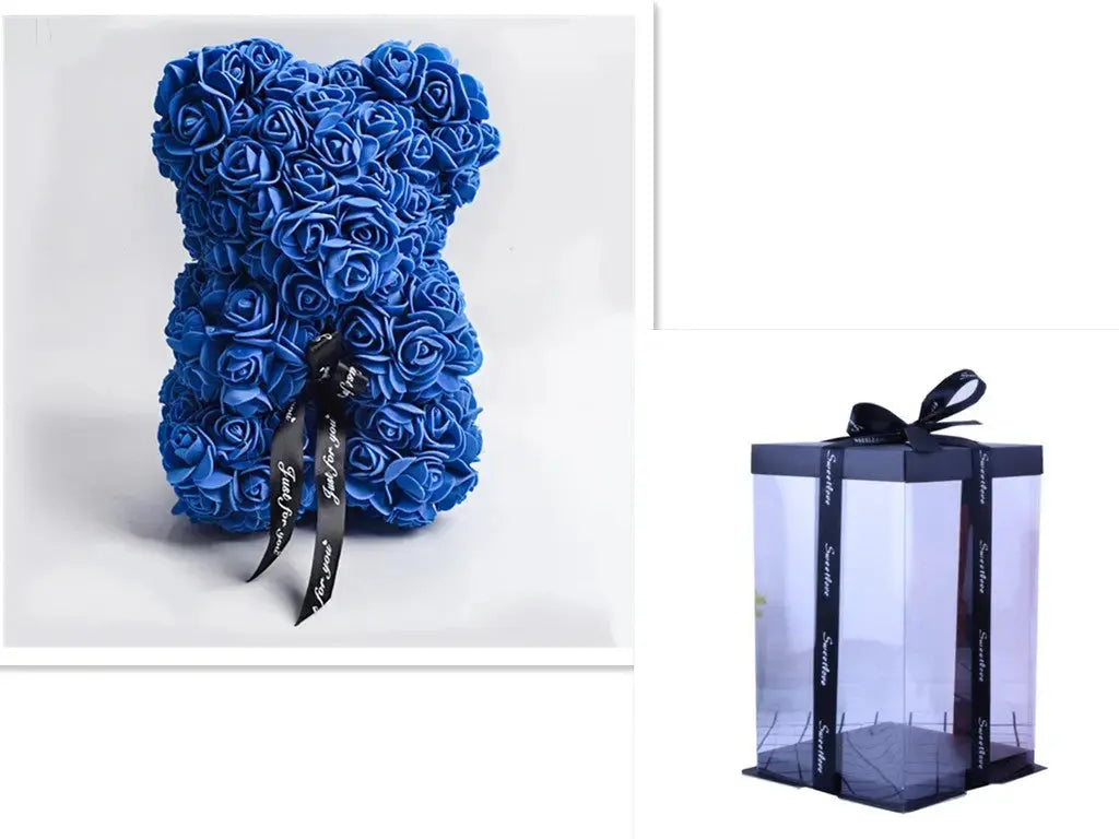 Rose Bear - Gifts - Mother's Day Gift - Flowers Teddy Bear BloomIris
