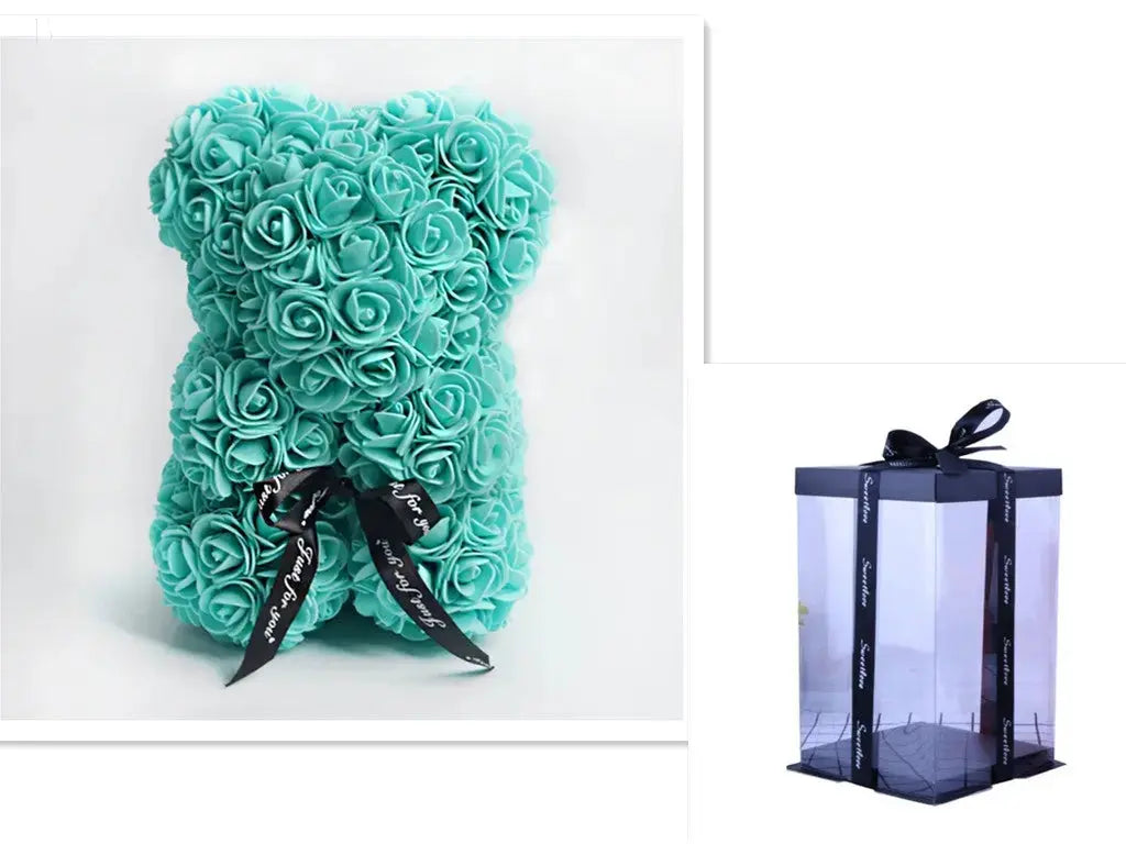 Rose Bear - Gifts - Mother's Day Gift - Flowers Teddy Bear BloomIris