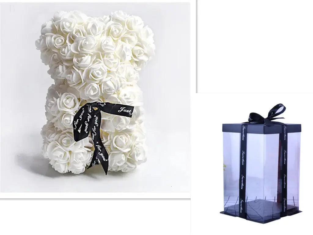 Rose Bear - Gifts - Mother's Day Gift - Flowers Teddy Bear BloomIris