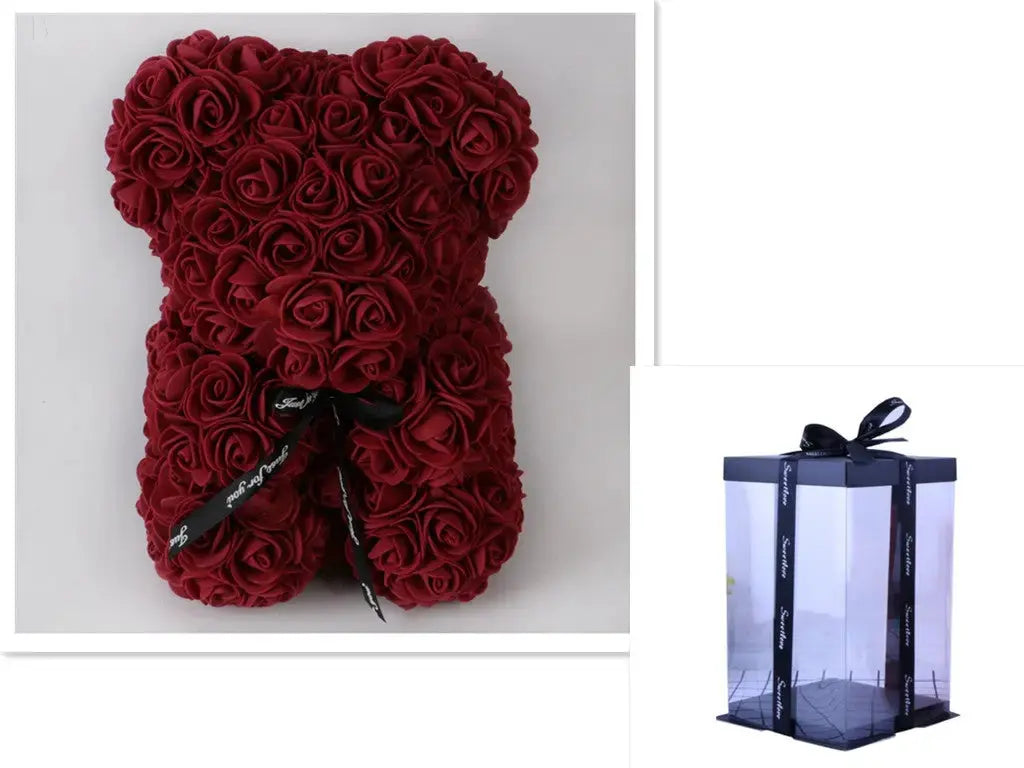Rose Bear - Gifts - Mother's Day Gift - Flowers Teddy Bear BloomIris
