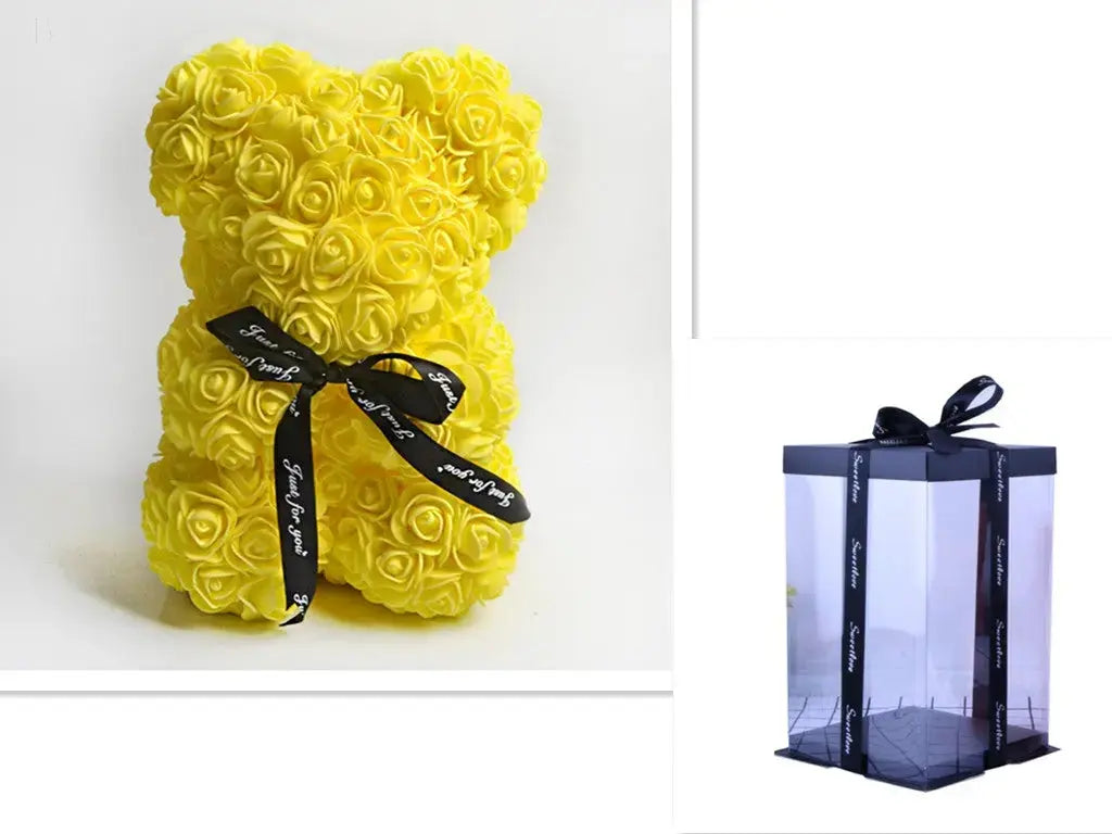 Rose Bear - Gifts - Mother's Day Gift - Flowers Teddy Bear BloomIris