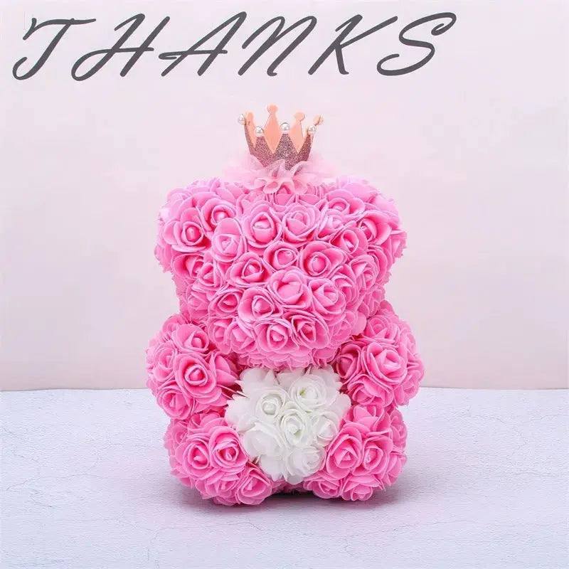 Rose Bear - Gifts - Mother's Day Gift - Flowers Teddy Bear BloomIris