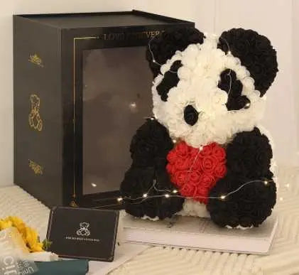 Rose Bear - Gifts - Mother's Day Gift - Flowers Teddy Bear BloomIris