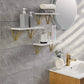 Set of 3 Modern Style Wooden Floating Shelves Branded
