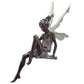 Tudor and Turek Resin Sitting Fairy Statue Garden Decorative Porch Figurine Angel Sculpture for Yard Home Garden Decoration BloomIris